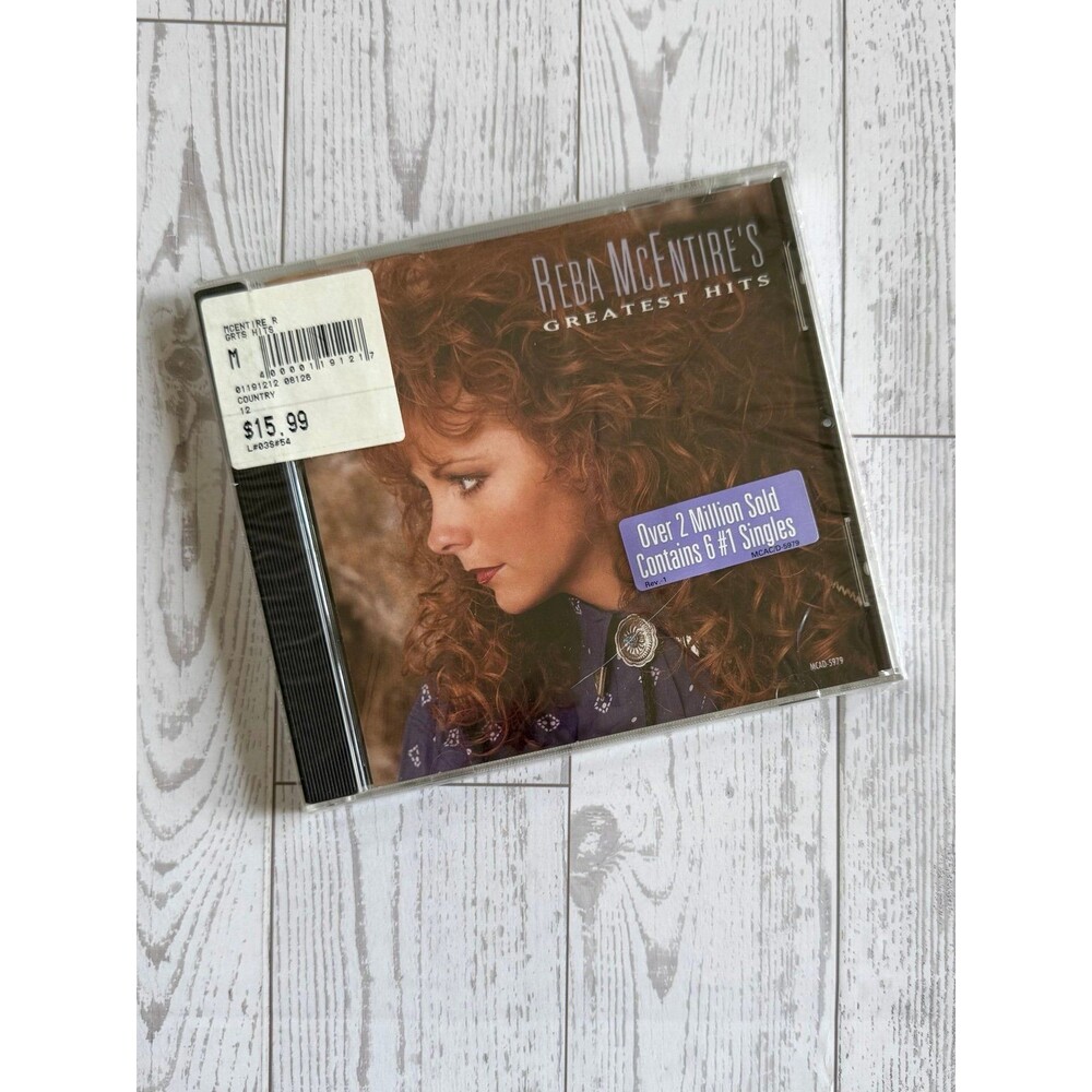 Vintage Reba McEntire’s Greatest Hits Album CD New and Sealed Collectible NWT